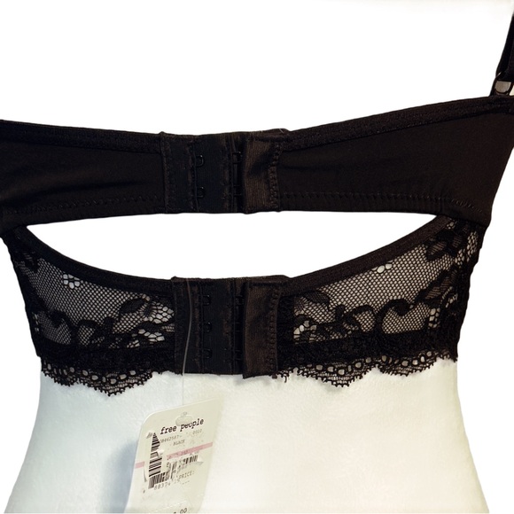 NWT! Free People Black Underwire Bralette Size 34D - Picture 4 of 6